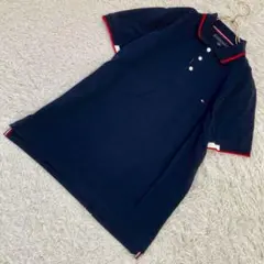 《美品》 TOMMY HILFIGER ポロシャツ ネイビー S アクティブ