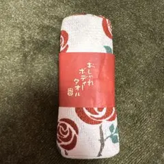 くろちく おしゃれボディータオル 薔薇柄 日本製のサムネイル