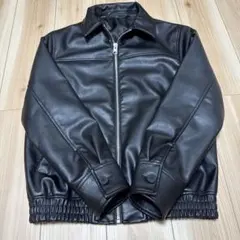 極美品 ZARA フェイクレザー ボンバー ジャケット