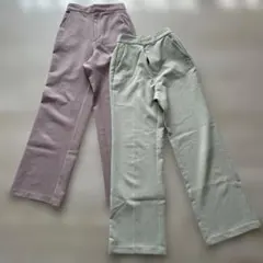 GU ストレートパンツS セット