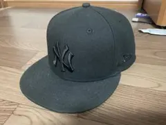 New Era ブラック ベースボールキャップ 7 1/4