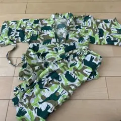 110 54 55 56 キッズ エプロン 三角巾 セット 迷彩 綿100 - メルカリ