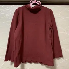 ハイネック長袖カットソー