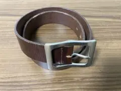 BEAMS(ビームス) イタリアレザースクウェアバックルベルト