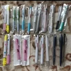 ボールペン 蛍光ペン まとめ売り 22本セット 企業ノベルティ