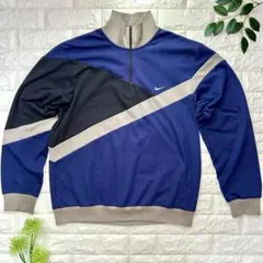 NIKE ナイキ 00s Y2K ハーフジップ トラックジャケット XL 切替