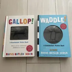 Gallop! と Waddle! しかけ絵本2冊セット　洋書　児童書