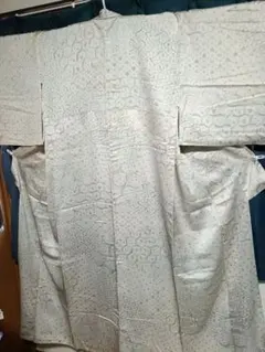 夏着物 紗 正絹 ガード加工 フルセット可 夏物 薄物 もじり織 割付文様
