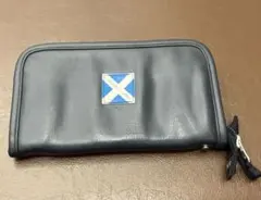 【LUGGAGE LABEL】日本製　美品　長財布 ネイビー