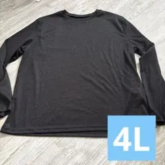 しまむら myuwa ラメトップス 4L 長袖 匿名配送