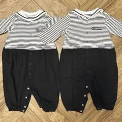 【未使用】コムサフォセット　ロンパース50〜70サイズ