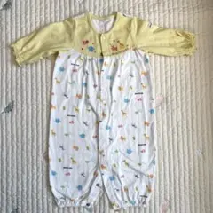 MIKI HOUSE ロンパース 動物柄 イエローのサムネイル