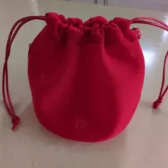 新品ローリーズファーム、シアー巾着バッグ赤
