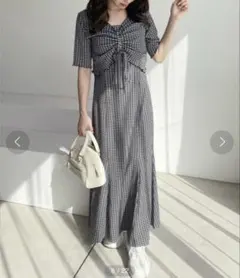 NICE CLAUP マルチWAYで着回せる。しぼしぼセットワンピース