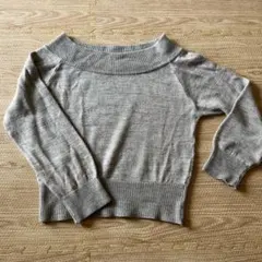 31 Sons de mode ニット　グレー　オフショル
