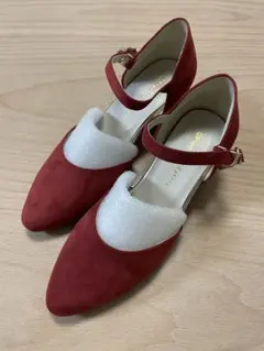 【オリエンタルトラフィック】新品　パンプス　レッド　21.5㎝