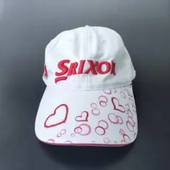 スリクソン　キャップ　ホワイト　ゴルフ　ハート