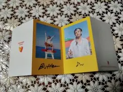 bts butter メッセージカード　V テテ