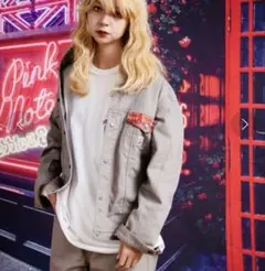 RNA J2043 PINK MOTEL カラーコンビトラッカー　アッシュグレー