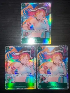 ゆ*様 ワンピースカード　蒼海の七傑 ナミ SR op14-031 ×3枚