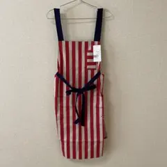 新品★リサラーソン★エプロン★マイキー (ストライプ)★レッド★日本製★今季物のサムネイル