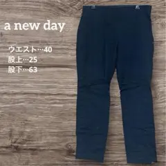 a new day ブラックパンツ サイズ12 ズボン　ボトムス　黒ズボン