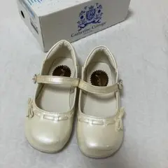 キャサリンコテージ　フォーマル靴　白　２１cm