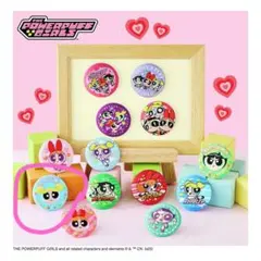 パワーパフガールズ刺繍缶バッジ