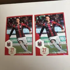 2025年　北海道コンサドーレ札幌　オフィシャルカード　荒野拓馬　パラレル