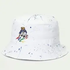 新品タグ付き ラルフローレン ポロベアバケットハット ジュニアS-XL/56cm