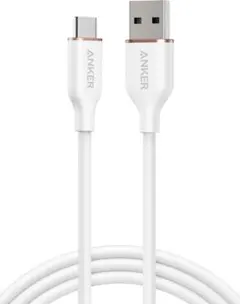 2本★Anker USB-C＆USB-A ケーブル 絡まないケーブル1.8m