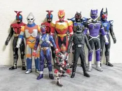 ヒーロー物ソフビまとめ売り（仮面ライダー・ジェットジャガー・グランセイザー等…）