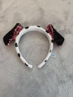 ディズニー カチューシャ 101匹わんちゃん スパンコール