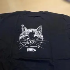 黒Tシャツ　猫