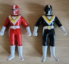 タカトク メガロマン 獅子堂タカシ＋黒星族 ミニソフビ - メルカリ