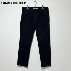 【TOMMY HILFIGER】ブラックデニムパンツ メンズ SLIM32×34のサムネイル