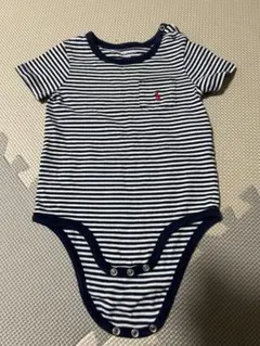 Ralph Lauren ストライプロンパース 75/48