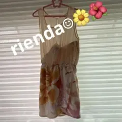 rienda リエンダ シャツ　ワンピース 花柄 Ｓサイズのサムネイル