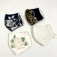 手作り 和柄マスク 4枚セット