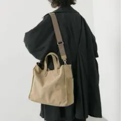 【極美品】ear PAPILLONNER 仕切りポケットトートバッグ Lサイズ