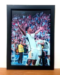 激レア　レアルマドリード ベリンガム フォトポスター フレーム付き