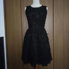 レストローズ★シフォン花ワンピースM