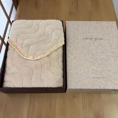 CROSS ROAD 敷きパッド ベージュ シングルサイズ