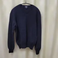 ユニクロ　カシミア100% ニット　セーター　Sサイズ 黒色　Vネック
