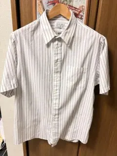 ARROW BRADSTREET 半袖ストライプシャツ USA製 17 1/2のサムネイル