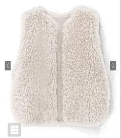 ホワイトファーベスト サイズF GRL on130