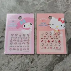 【新品未使用　美品】サンリオ　ネイルシール　ハローキティ　マイメロディ
