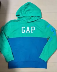 GAP 裏起毛パーカー XXL (160) 緑/青