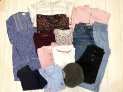 NEXTガールズ140まとめ売り・アウタートップスパンツ帽子など色々14点セット