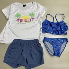 RUSTY セパレート水着セット　130